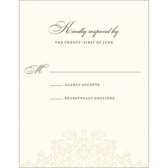 Wedding Bliss Response Cards